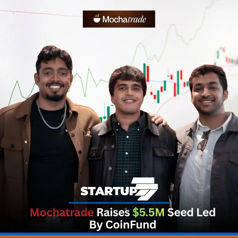 Indian-founded Mochatrade has raised $5.5 million (about ₹52.3 crore) in a seed round led by CoinFund, with participation from Coinbase Ventures and Zero Knowledge Ventures.