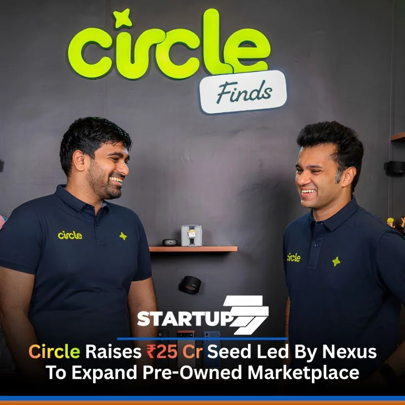 Circle, a managed customer-to-customer marketplace for pre-owned goods, has raised ₹25 crore in a seed round led by Nexus Venture Partners.