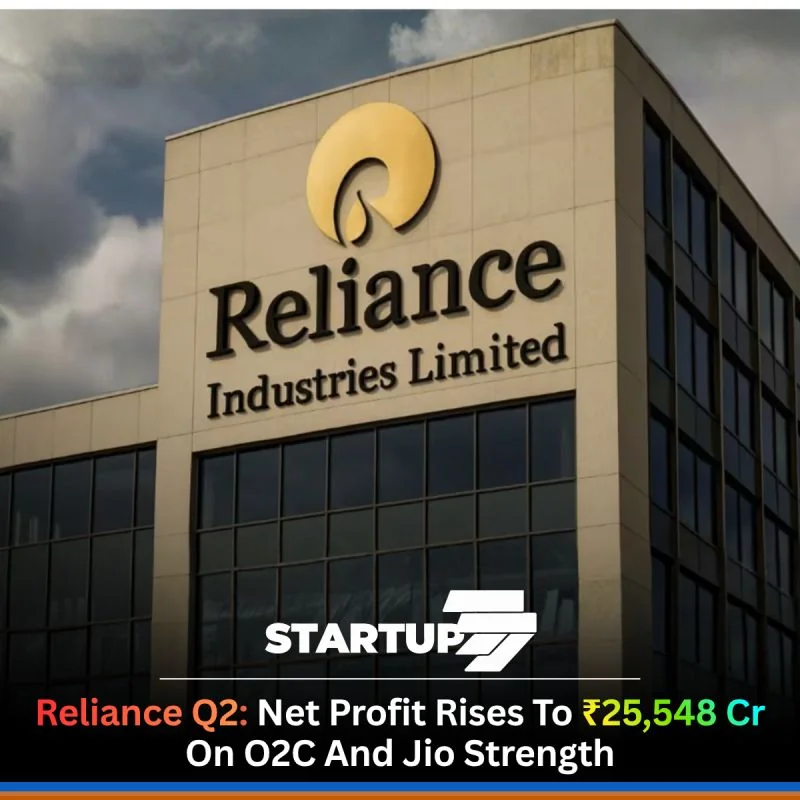 Reliance Industries Limited has reported a consolidated net profit of ₹25,548 crore for Q2 FY27, the quarter ended 30 September 2026.