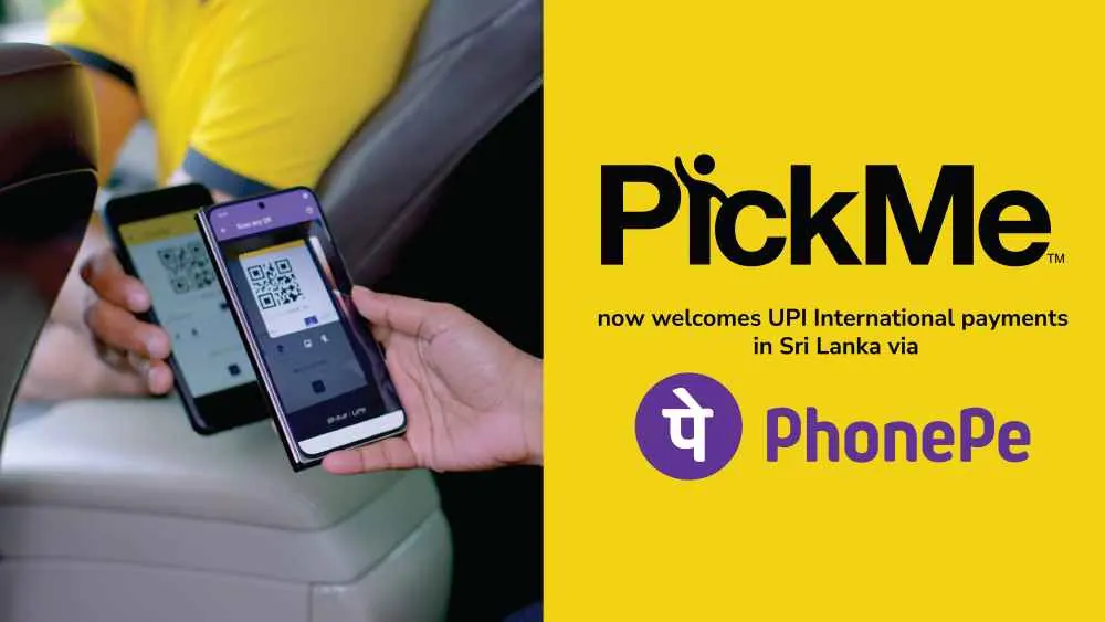 PhonePe and PickMe Forge Alliance for UPI Transactions in Sri Lanka