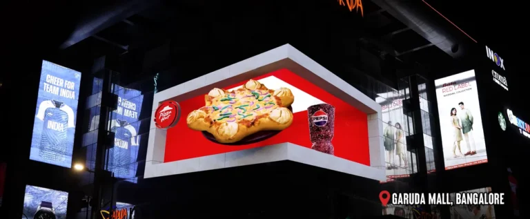 Pizza Hut Revives Momo Mia Pizza with Eye-Catching 3D Billboards